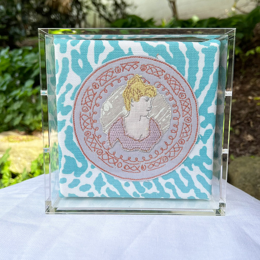 Mini Plate on Turquoise