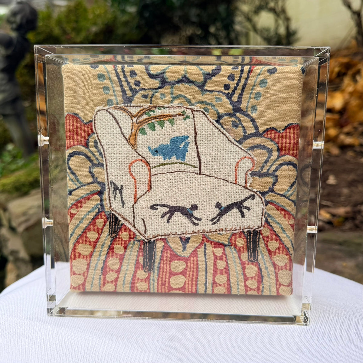 Mini Embroidered Chair 2