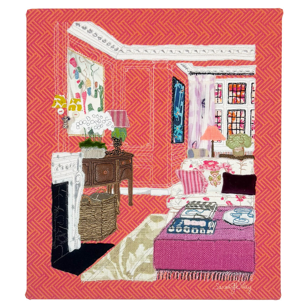 Pink Florals and Art