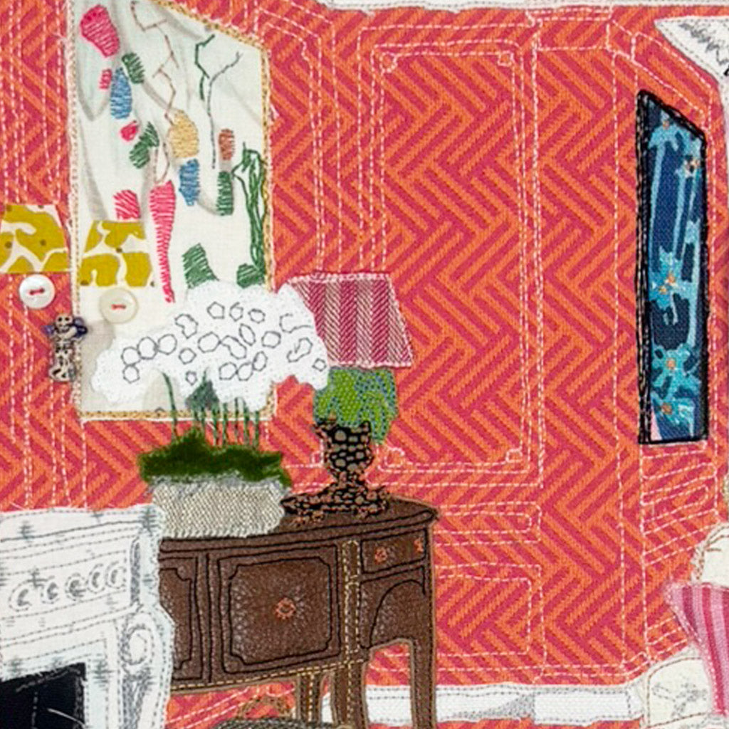 Pink Florals and Art