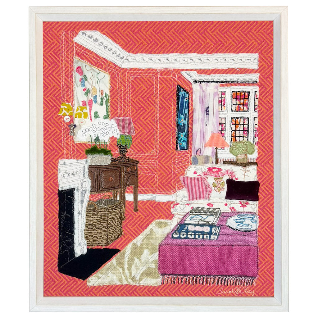 Pink Florals and Art