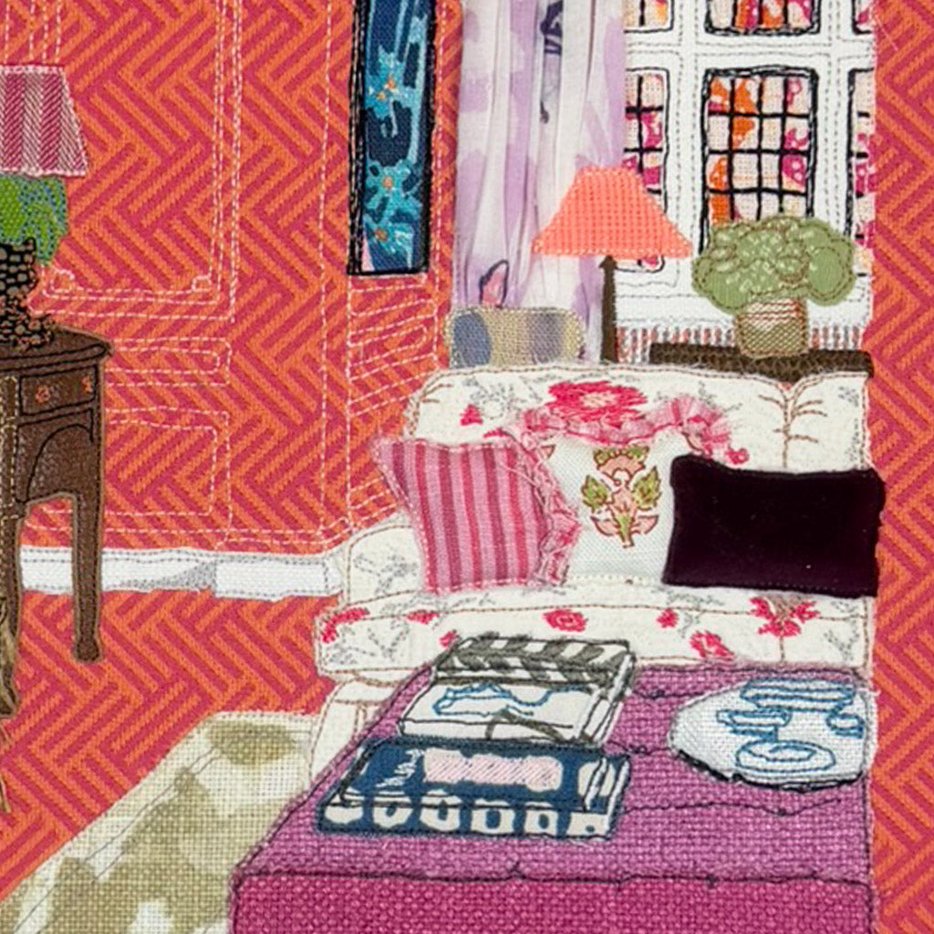 Pink Florals and Art