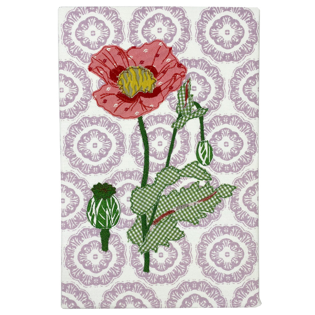 Raw edge applique - Poppy