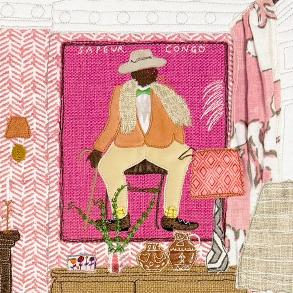 A Room with a Pink Portrait