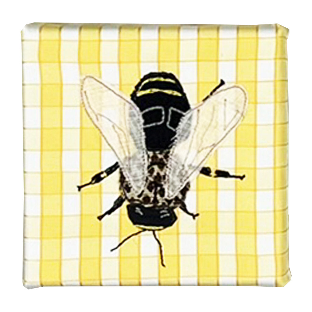 Mini Bee on Yellow