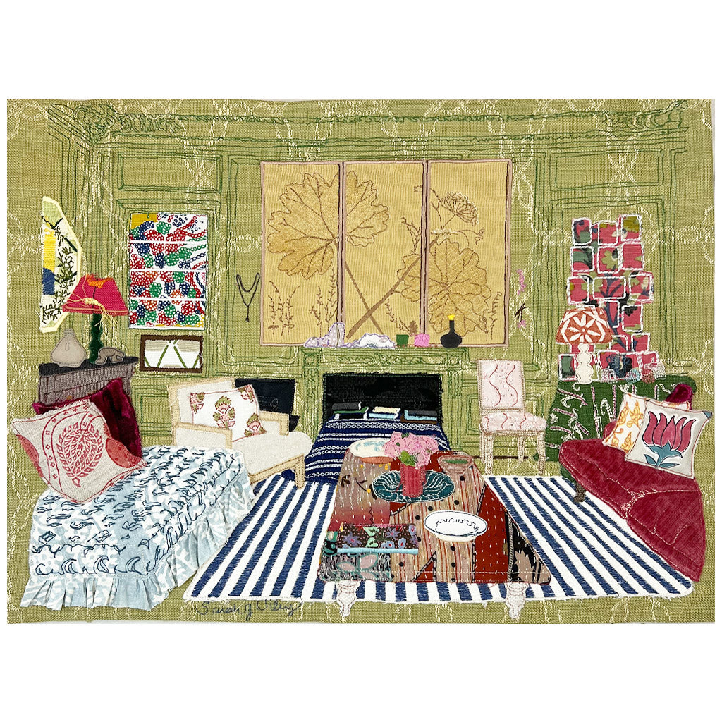 Living Room with Botanical