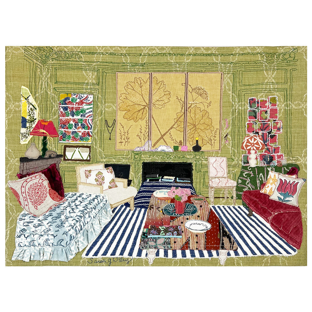 Living Room with Botanical