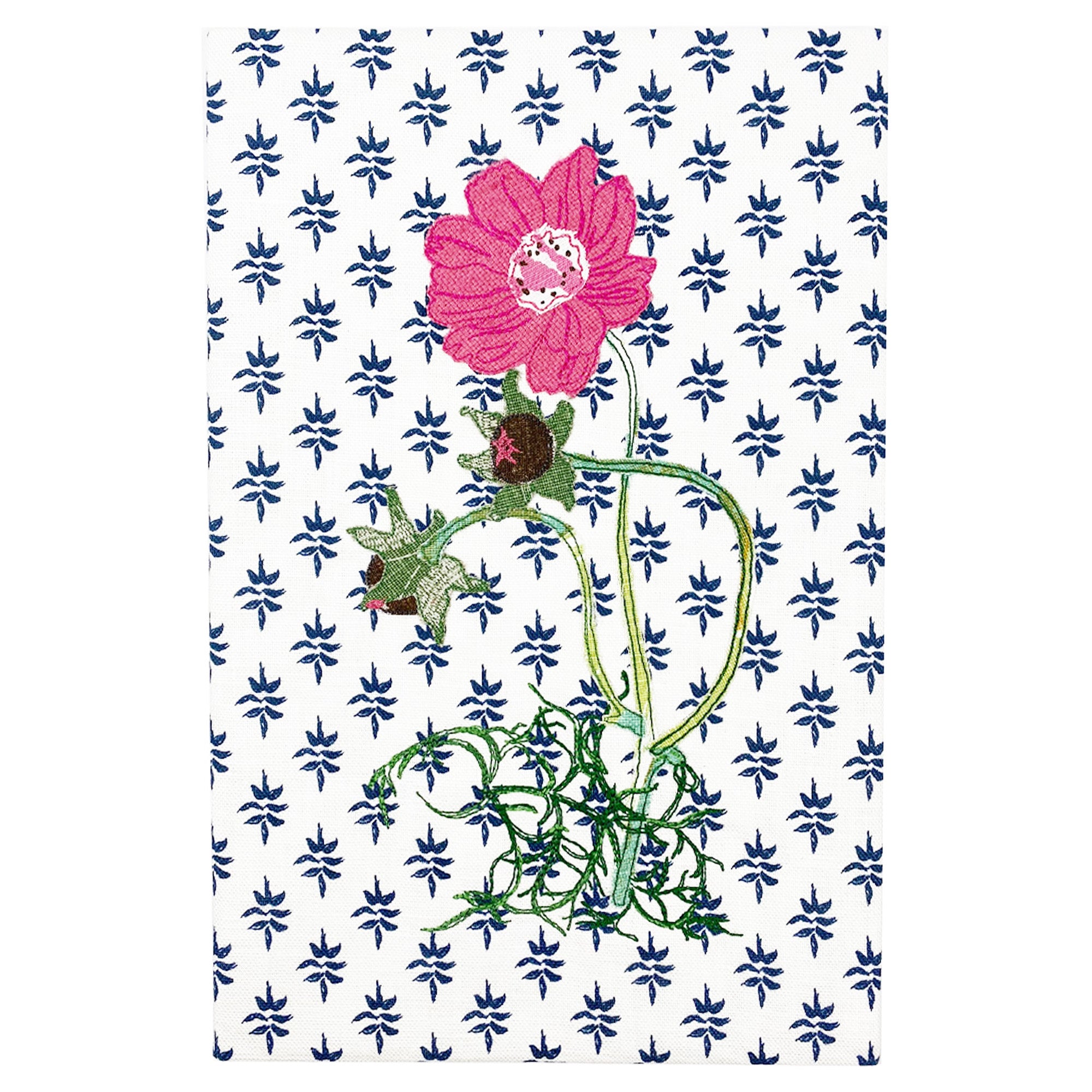 Raw edge applique - Cosmos