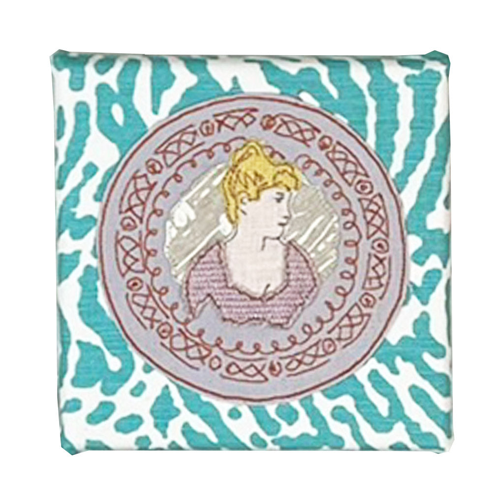 Mini Plate on Turquoise