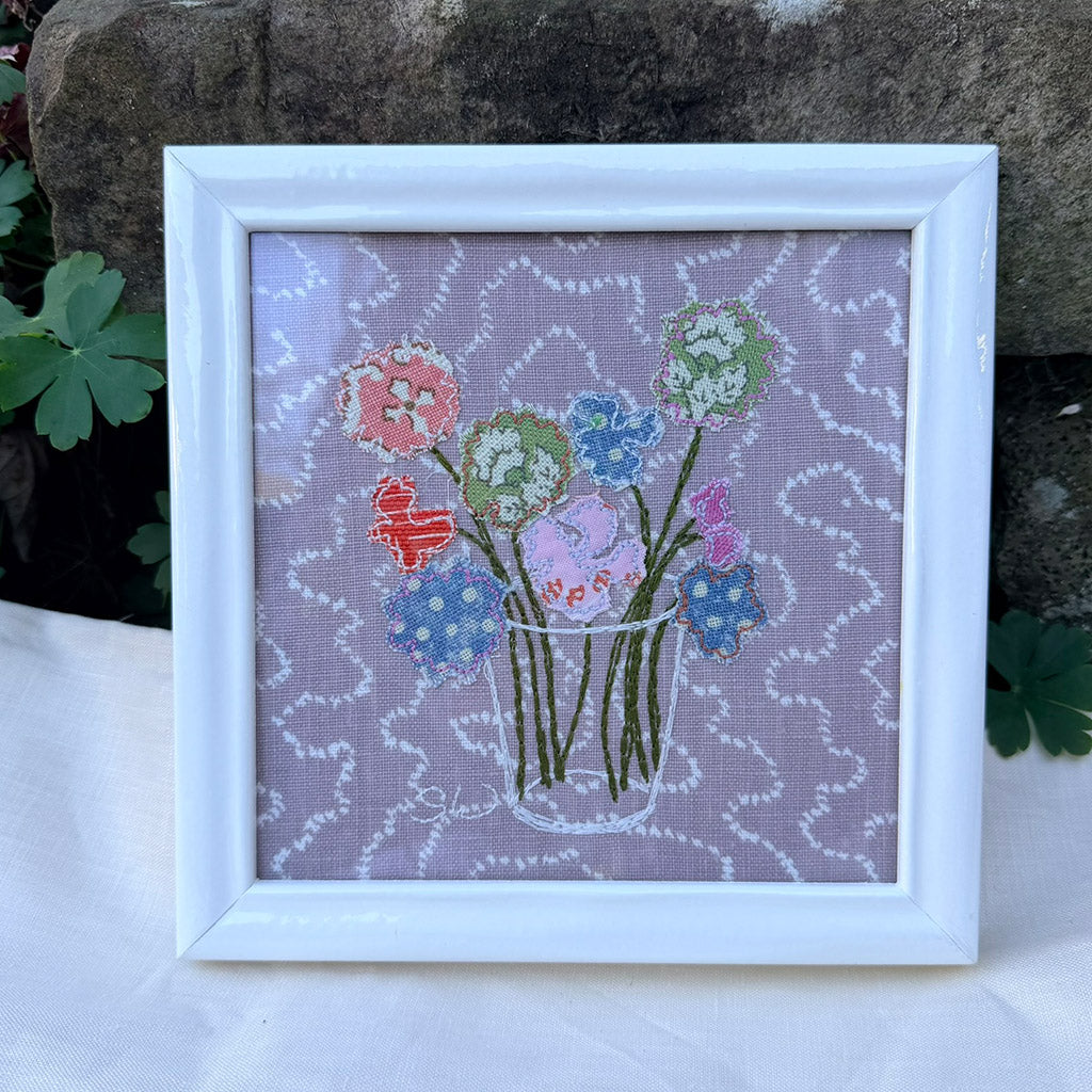 Mini Multi flowers in vase