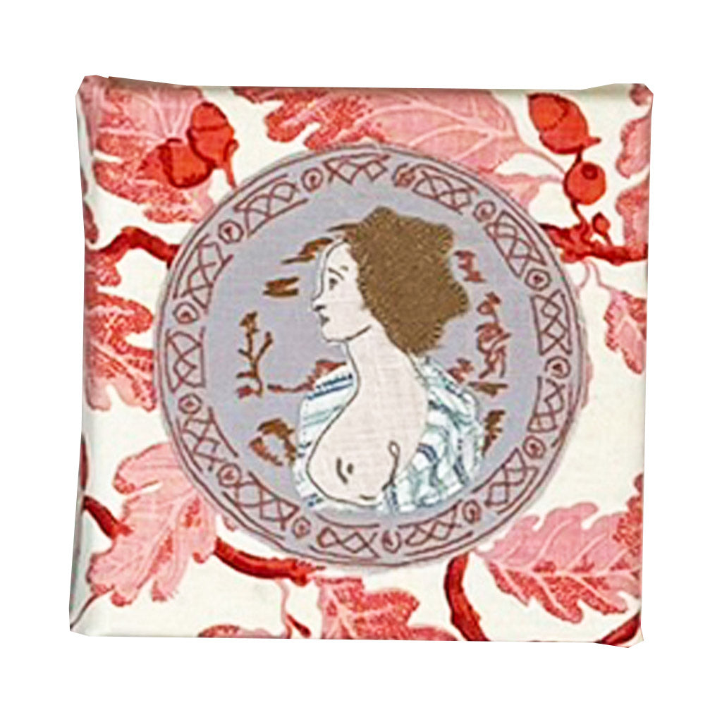Mini Plate on Red