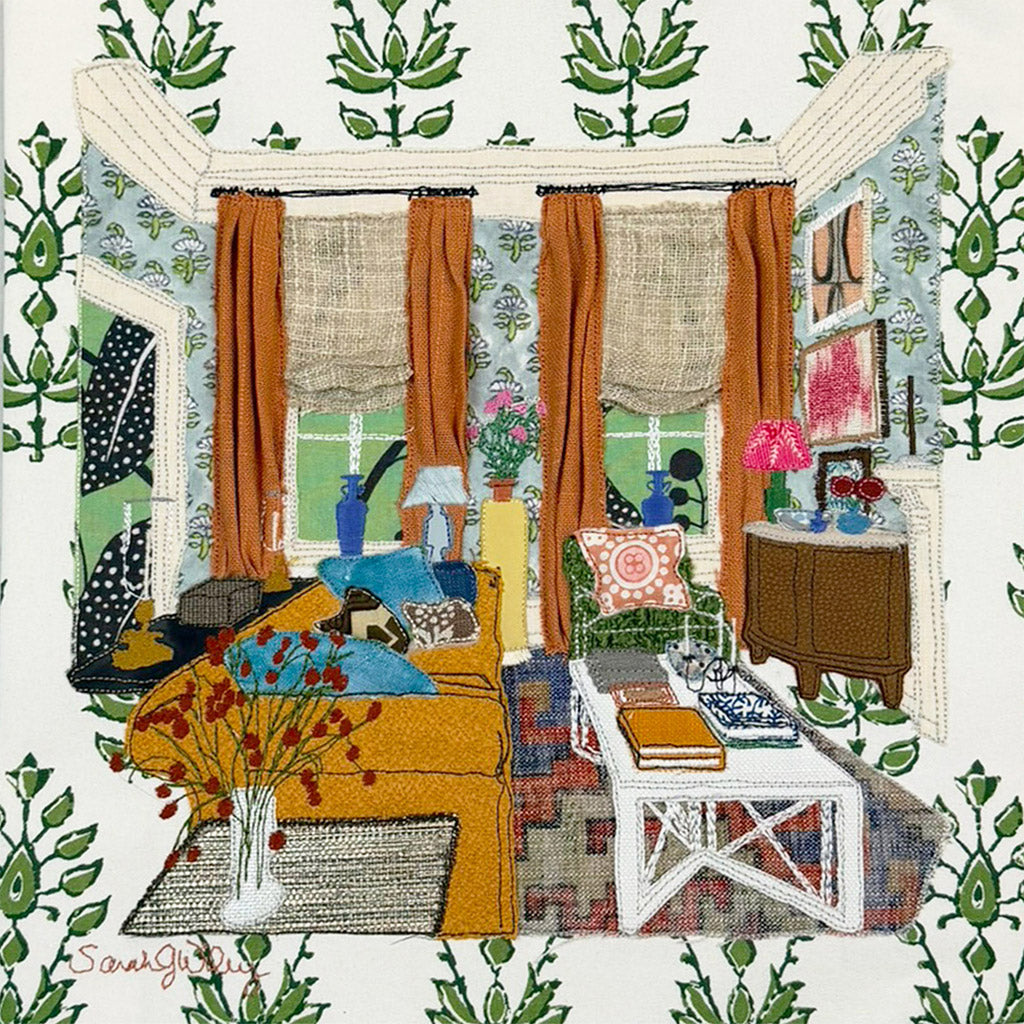 Burnt Orange Draperies