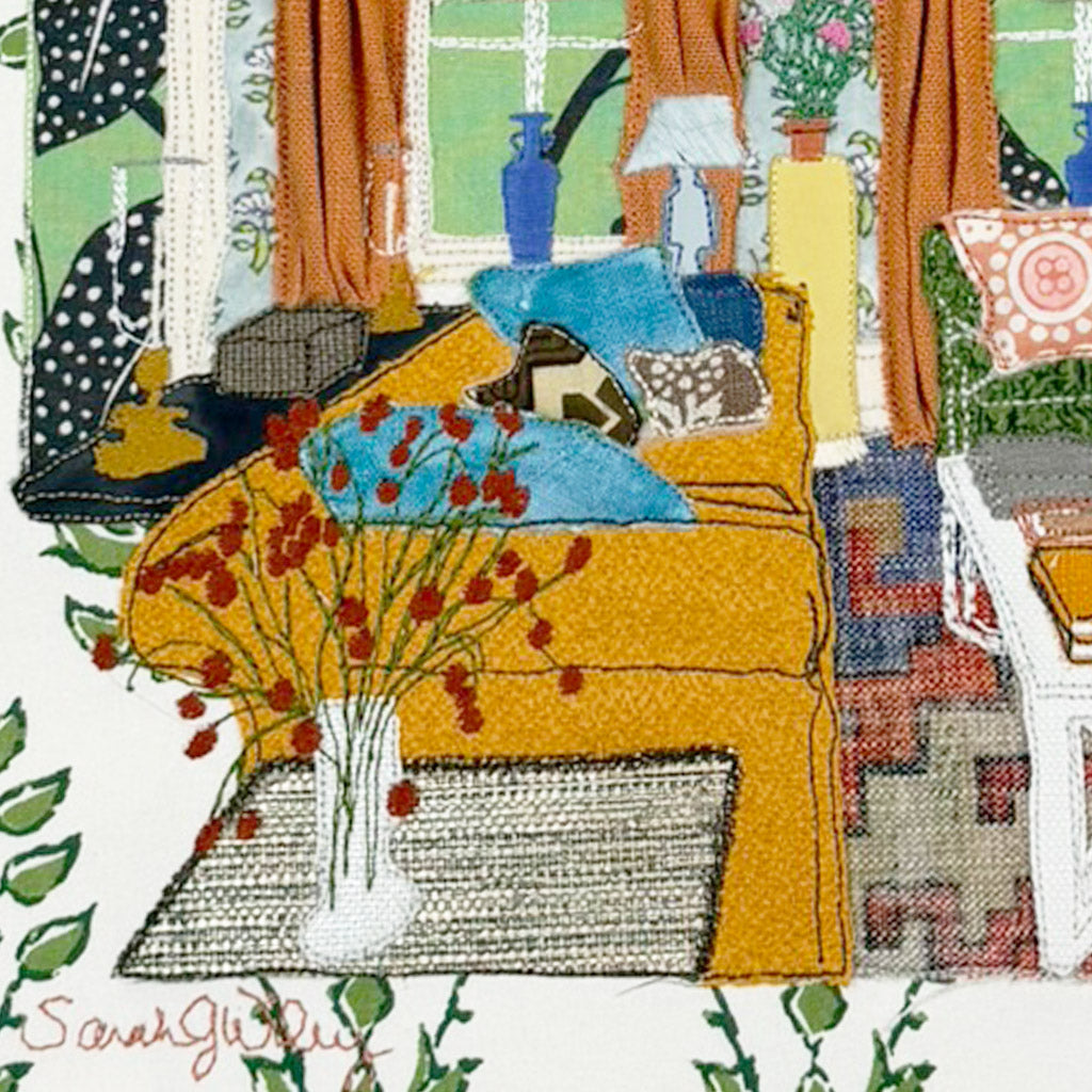 Burnt Orange Draperies