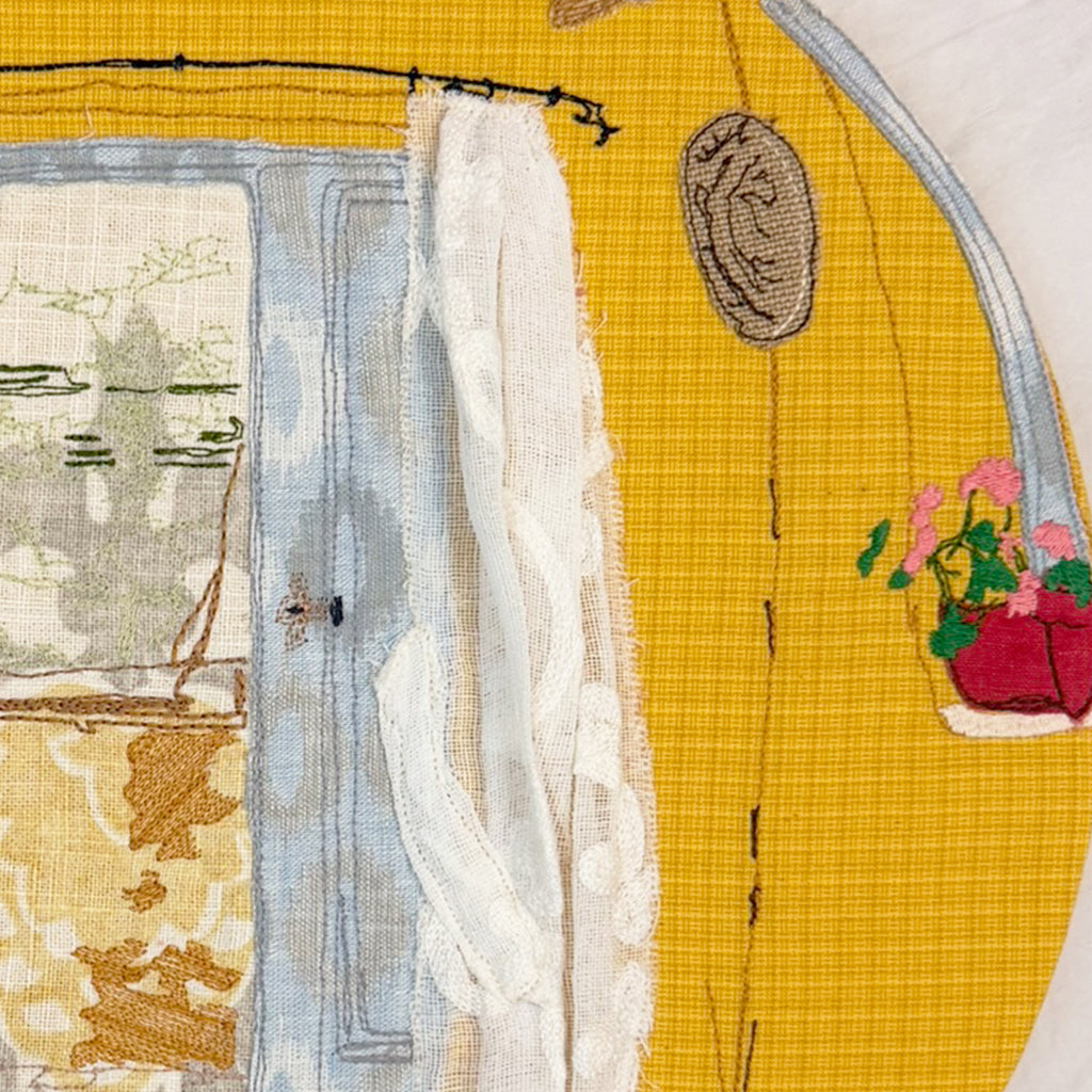 A Sunny Window with Geraniums