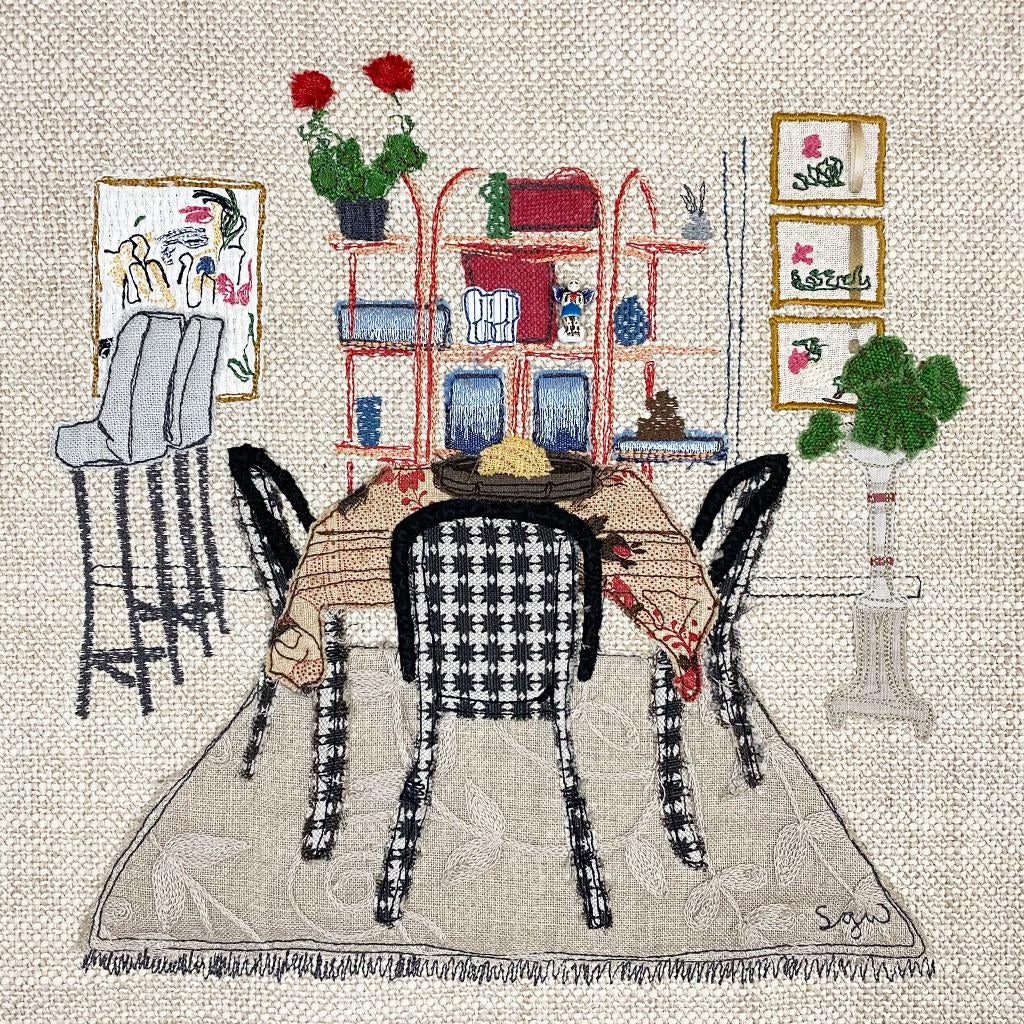 Dining Room and Geranium