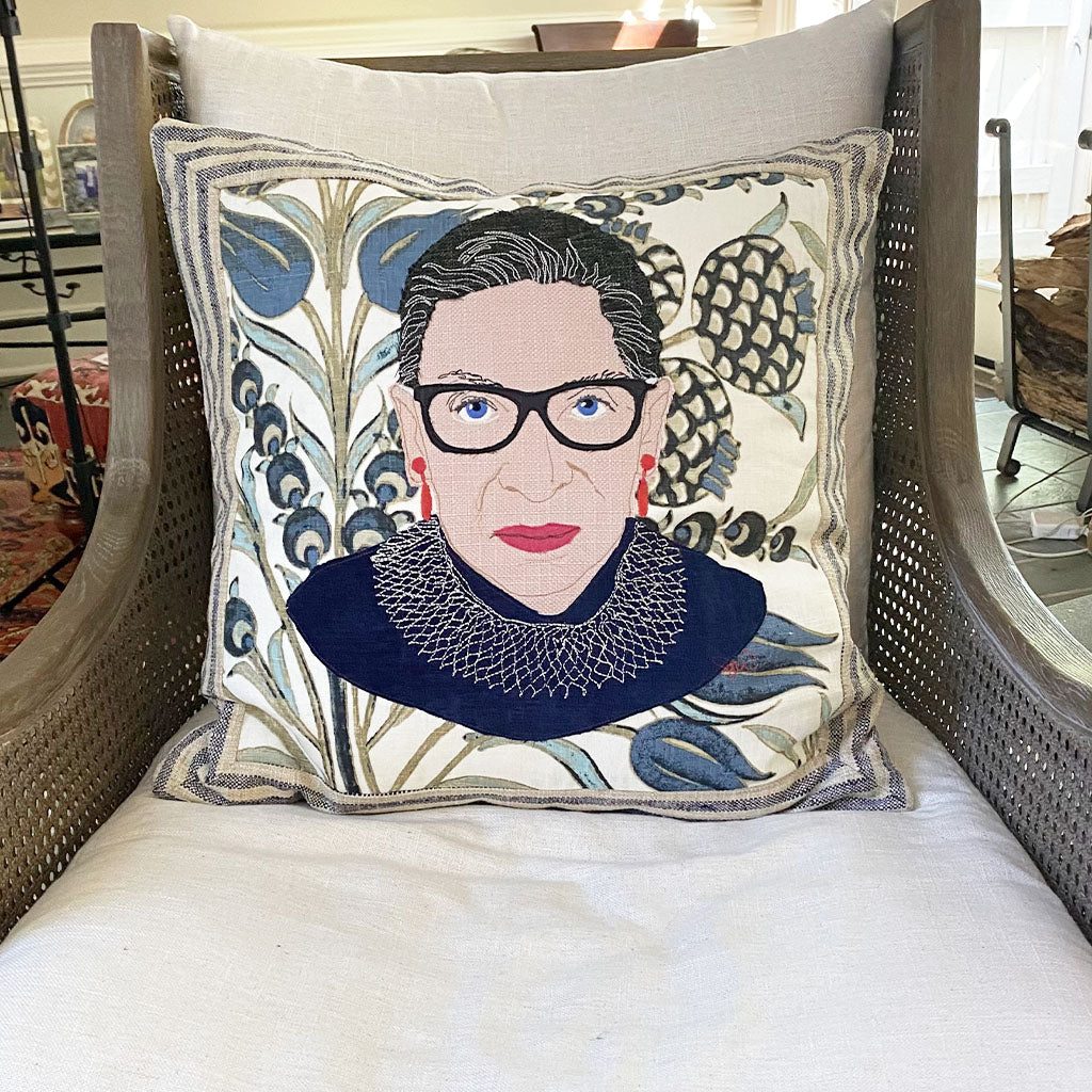 Ruth Bader Ginsburg Pillow